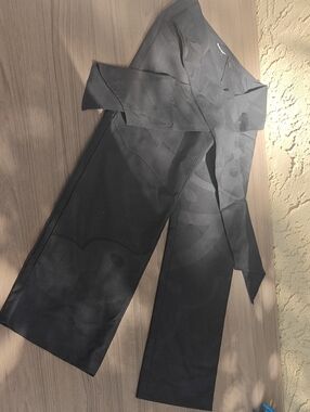 Issey Miyake Black Wide-Leg Chinos
